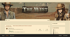 Desktop Screenshot of forum.the-west.fr