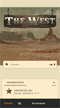 Mobile Screenshot of forum.the-west.fr