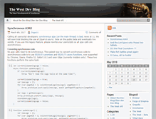 Tablet Screenshot of devblog.the-west.net