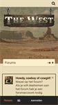 Mobile Screenshot of forum.the-west.nl