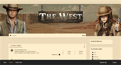Desktop Screenshot of forum.the-west.dk