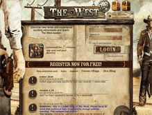 Tablet Screenshot of beta.the-west.net