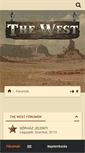Mobile Screenshot of forum.the-west.hu