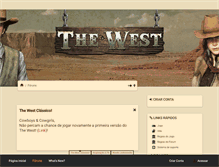 Tablet Screenshot of forum.the-west.com.br