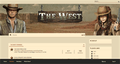 Desktop Screenshot of forum.the-west.net