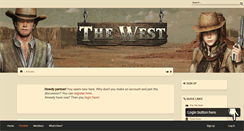 Desktop Screenshot of forum.beta.the-west.net