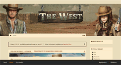Desktop Screenshot of forum.the-west.cz