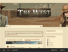 Tablet Screenshot of forum.the-west.cz