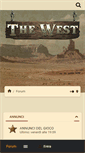 Mobile Screenshot of forum.the-west.it