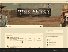 Tablet Screenshot of forum.the-west.it