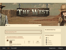 Tablet Screenshot of forum.the-west.sk